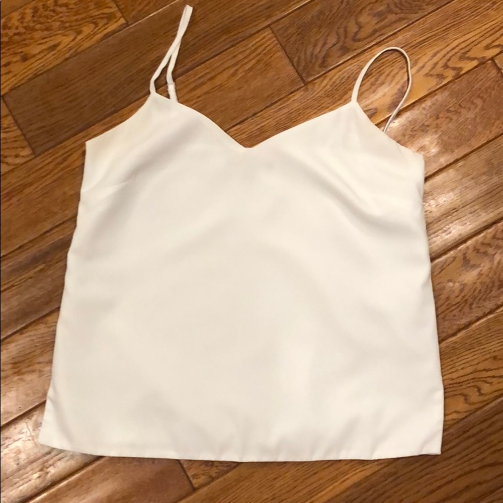 White polyester tank